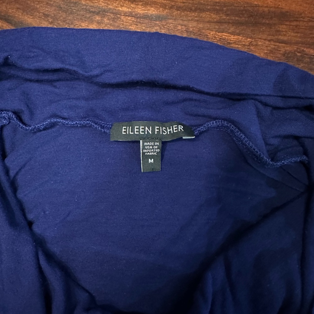Eileen Fisher cowl neck‎ dolman sleeve top - Picture 3 of 5